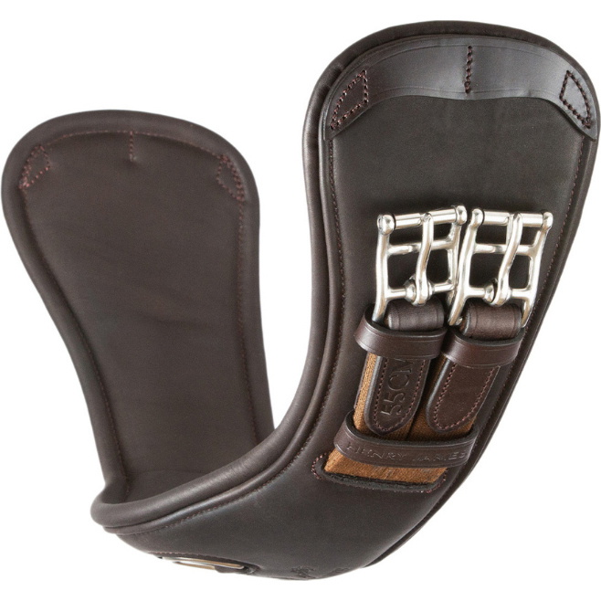 2024 Henry James Saddlery Freedom Anatomic Short Girth GRTH-02 - Havana Brown